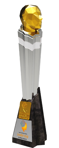 C suite leadership excellence award trophy